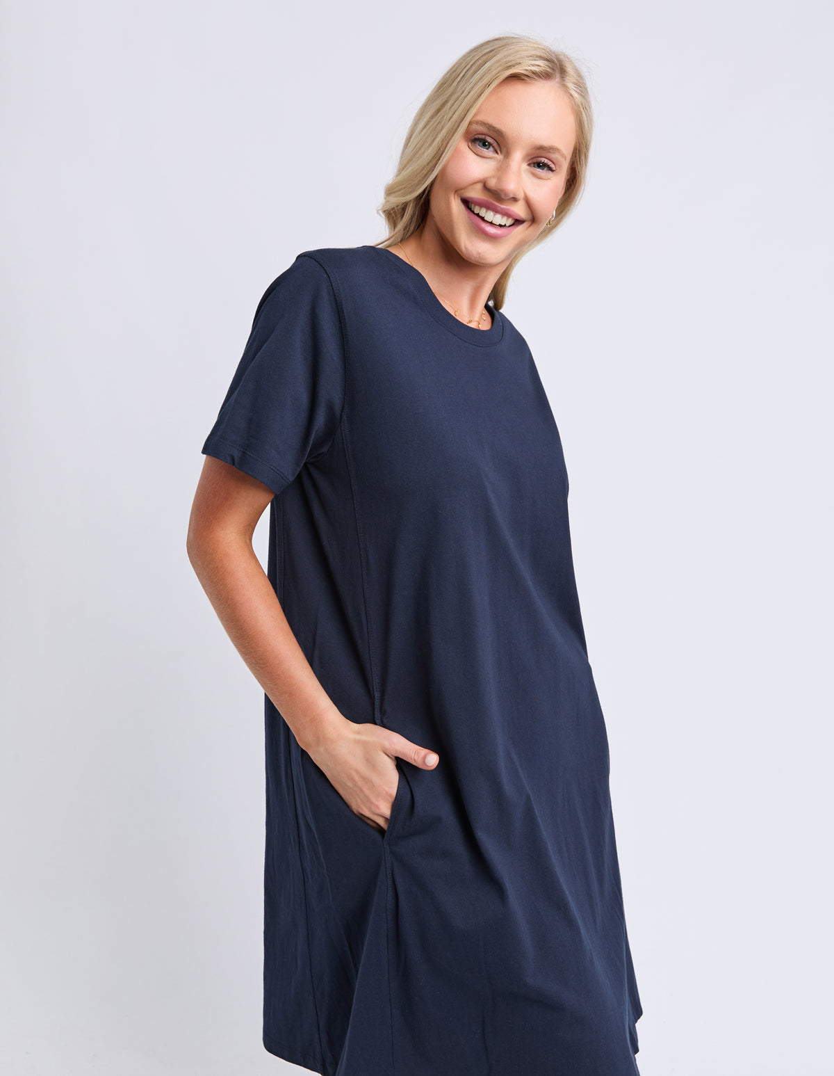 Adira Short Dress Navy
