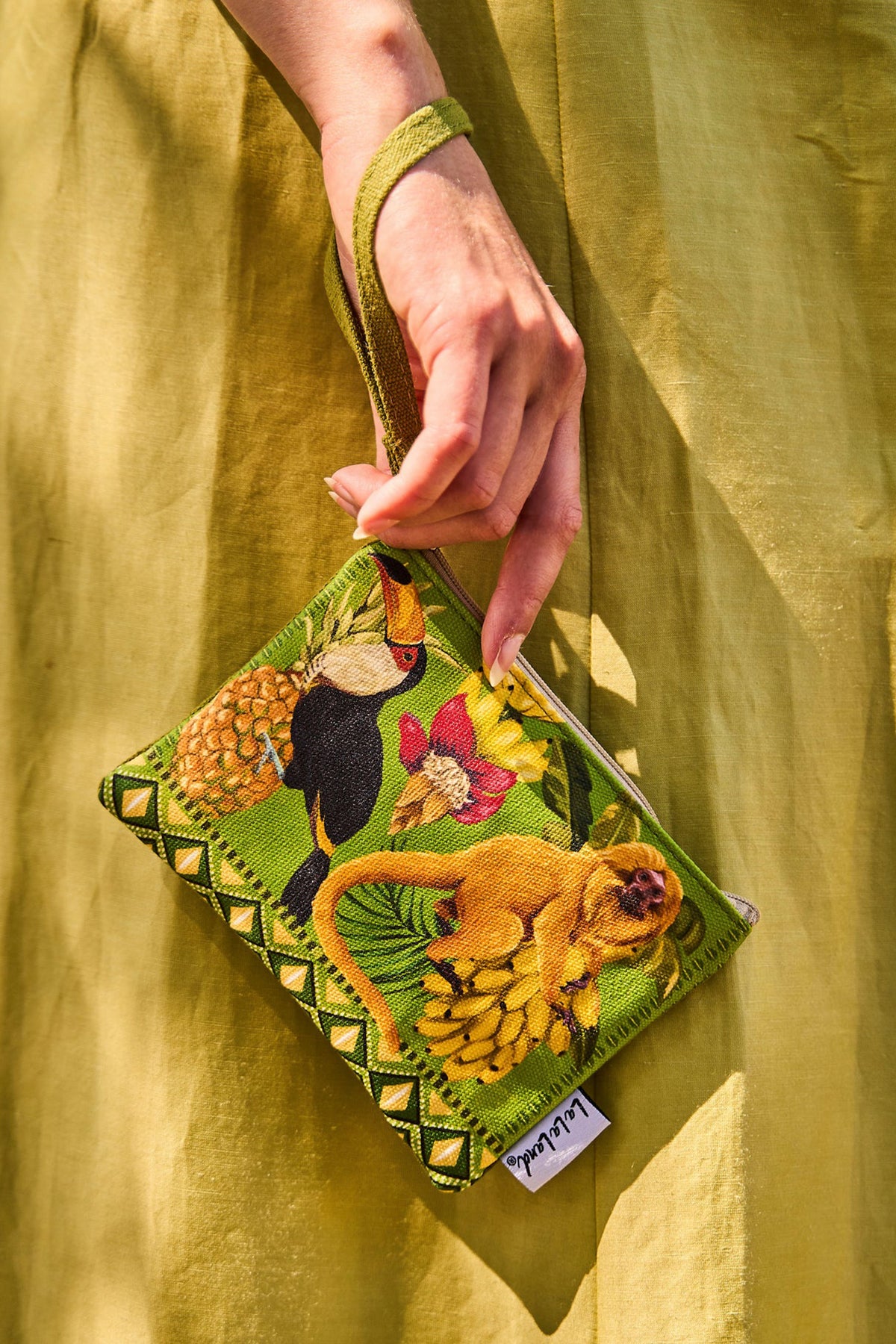 La La Land Coin Purse - Monkey Multicoloured
