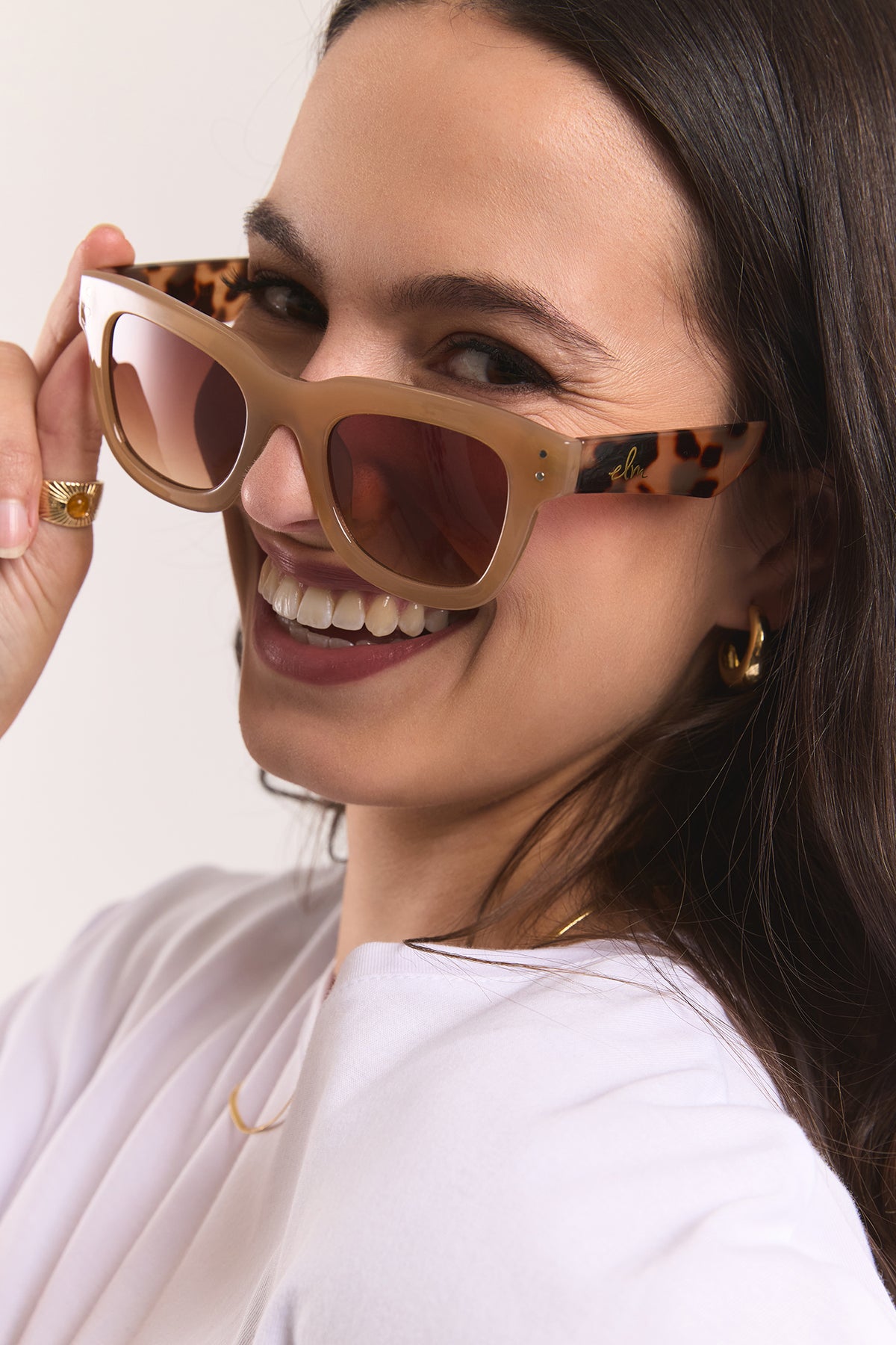 Sundays Sunglasses Beige Demi Tort
