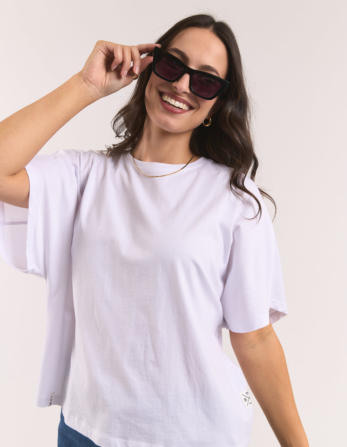 Margot Sunglasses Black Gloss