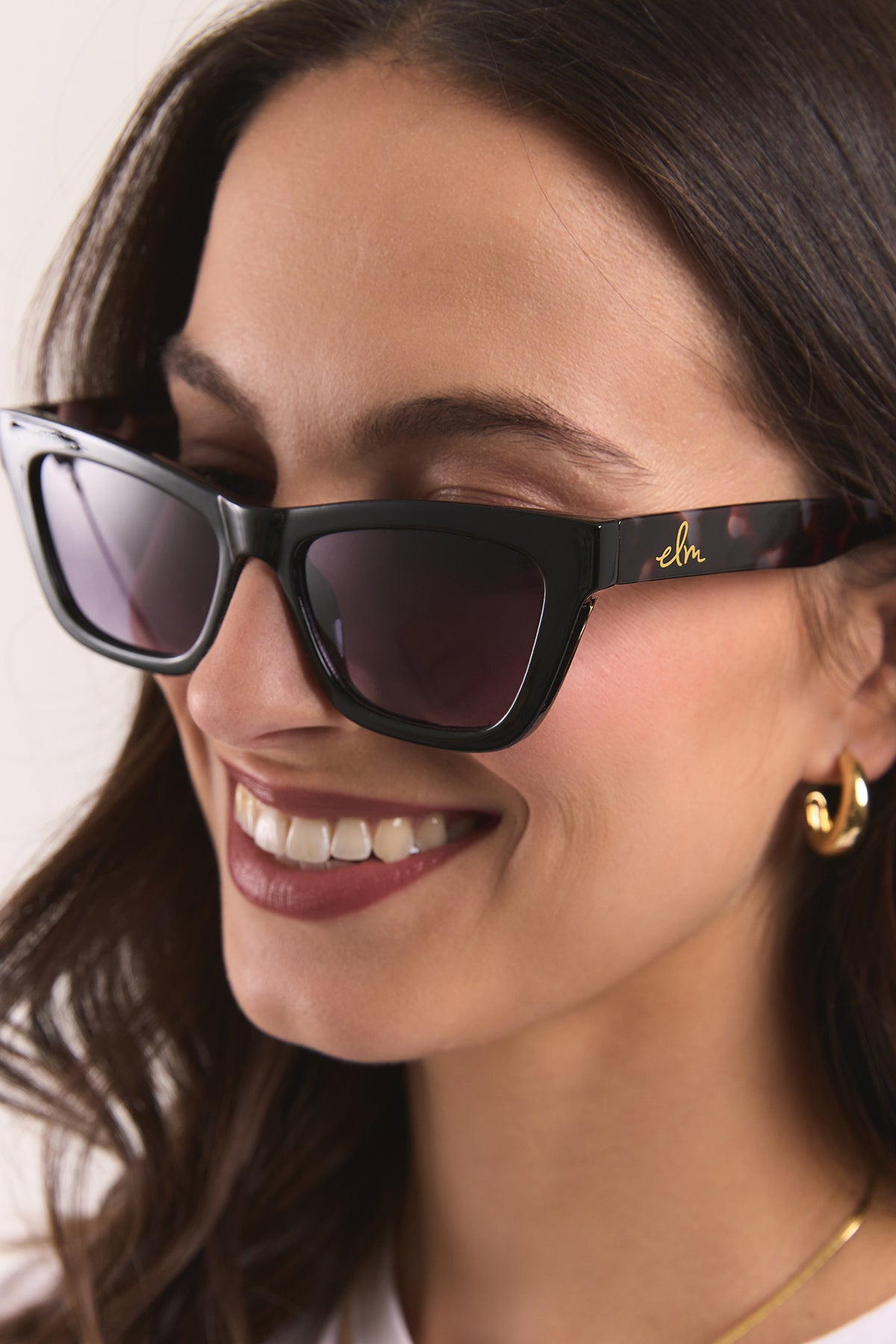 Margot Sunglasses Black Gloss