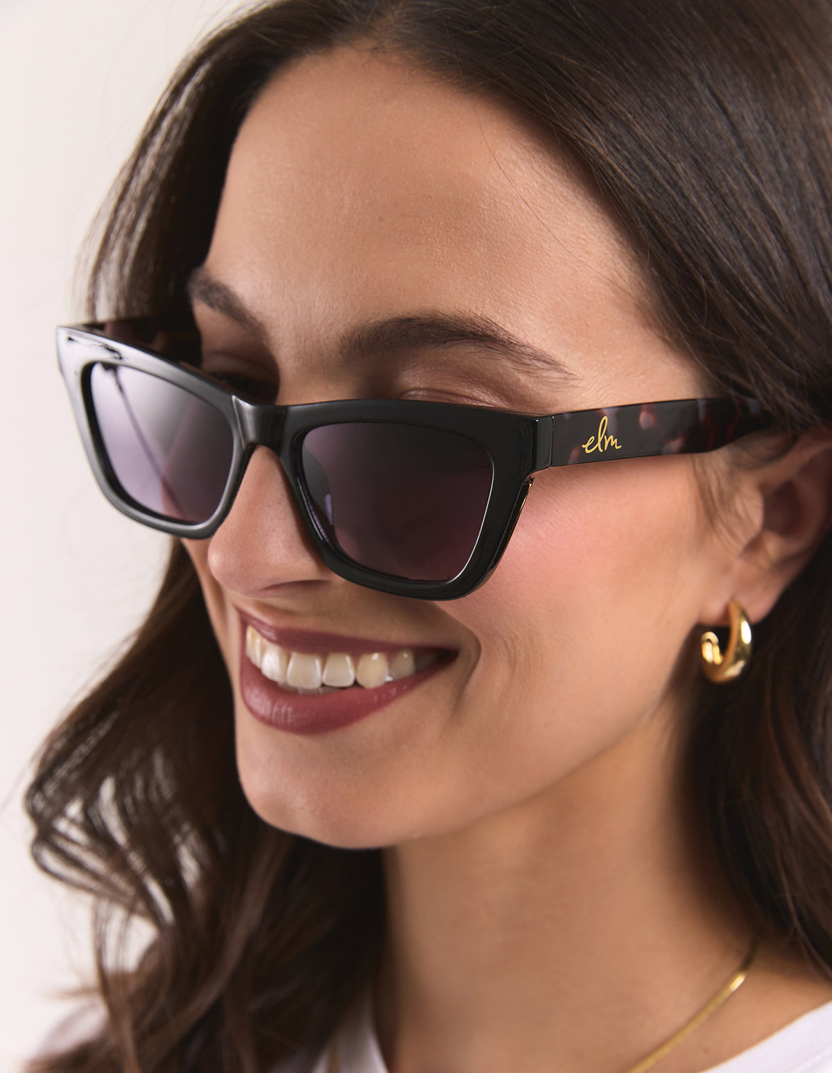Margot Sunglasses Black Gloss