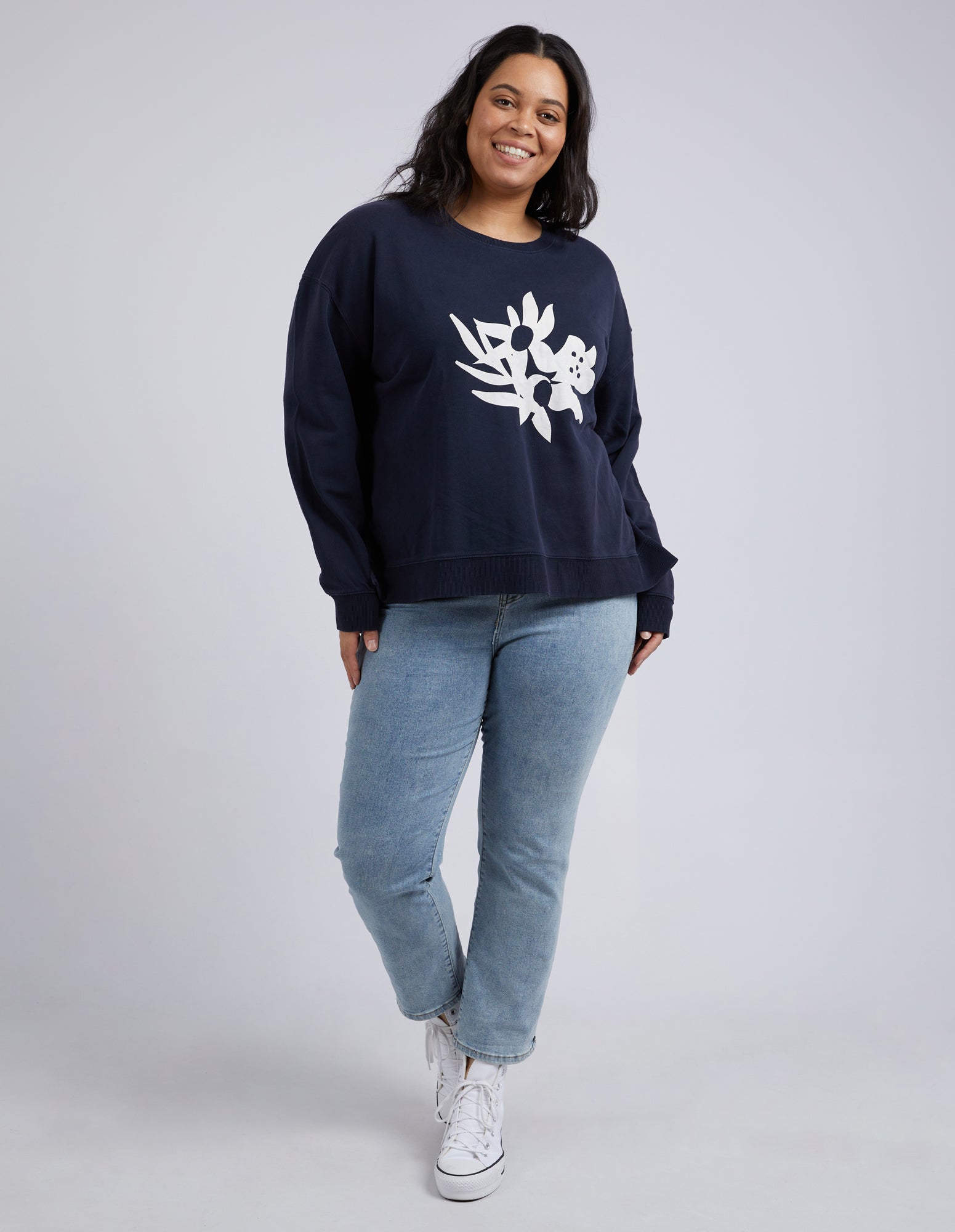 Inflorescence Crew Washed Navy