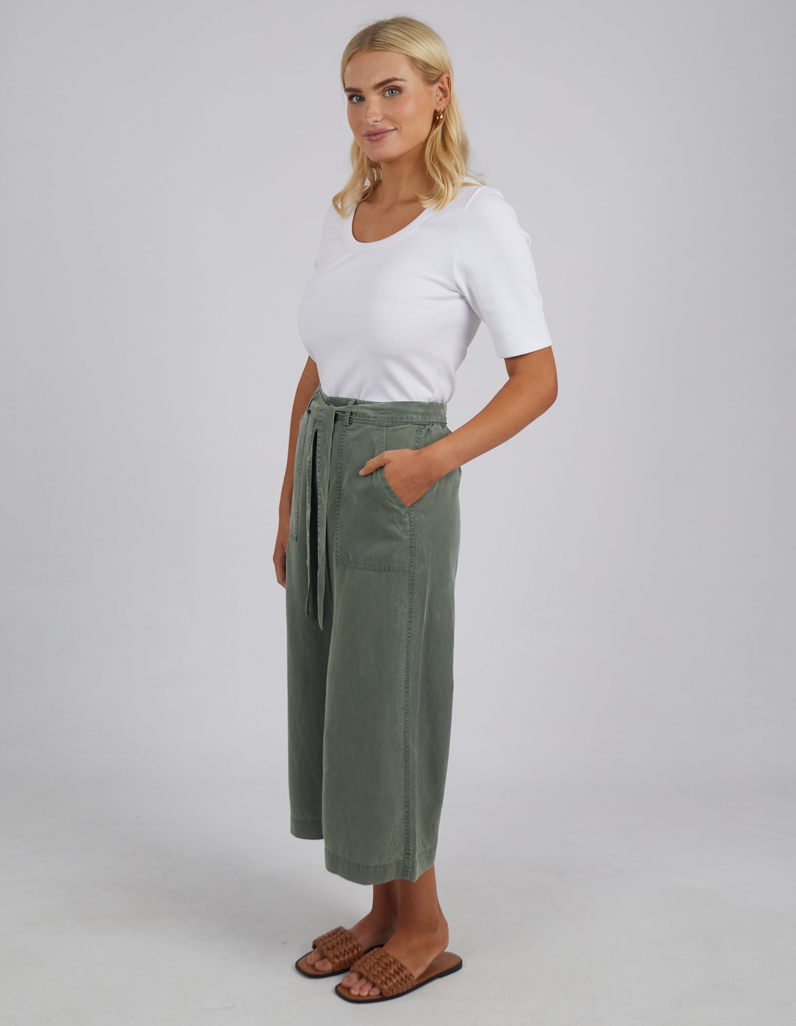 Bliss Washed Pant Clover