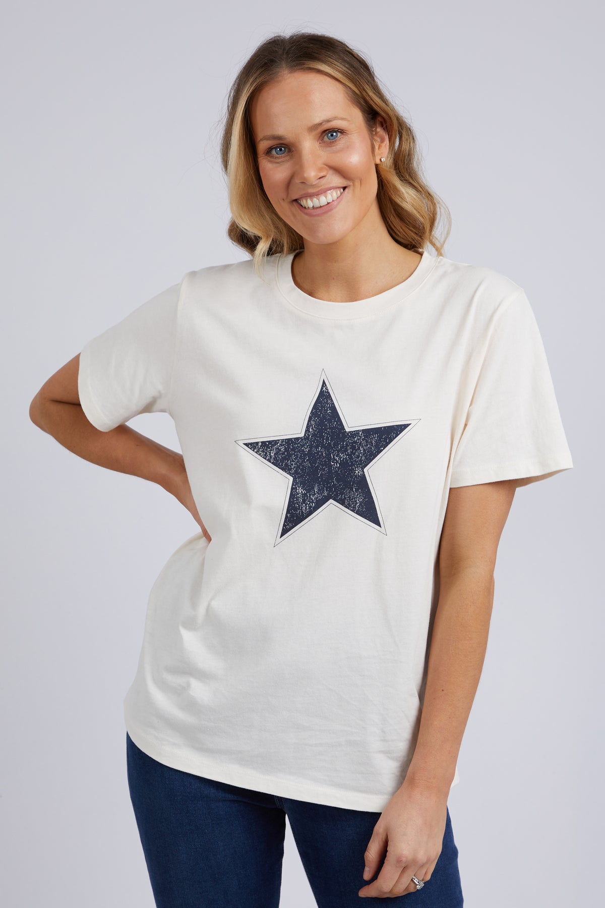 Stars In Your Eyes Tee Pearl