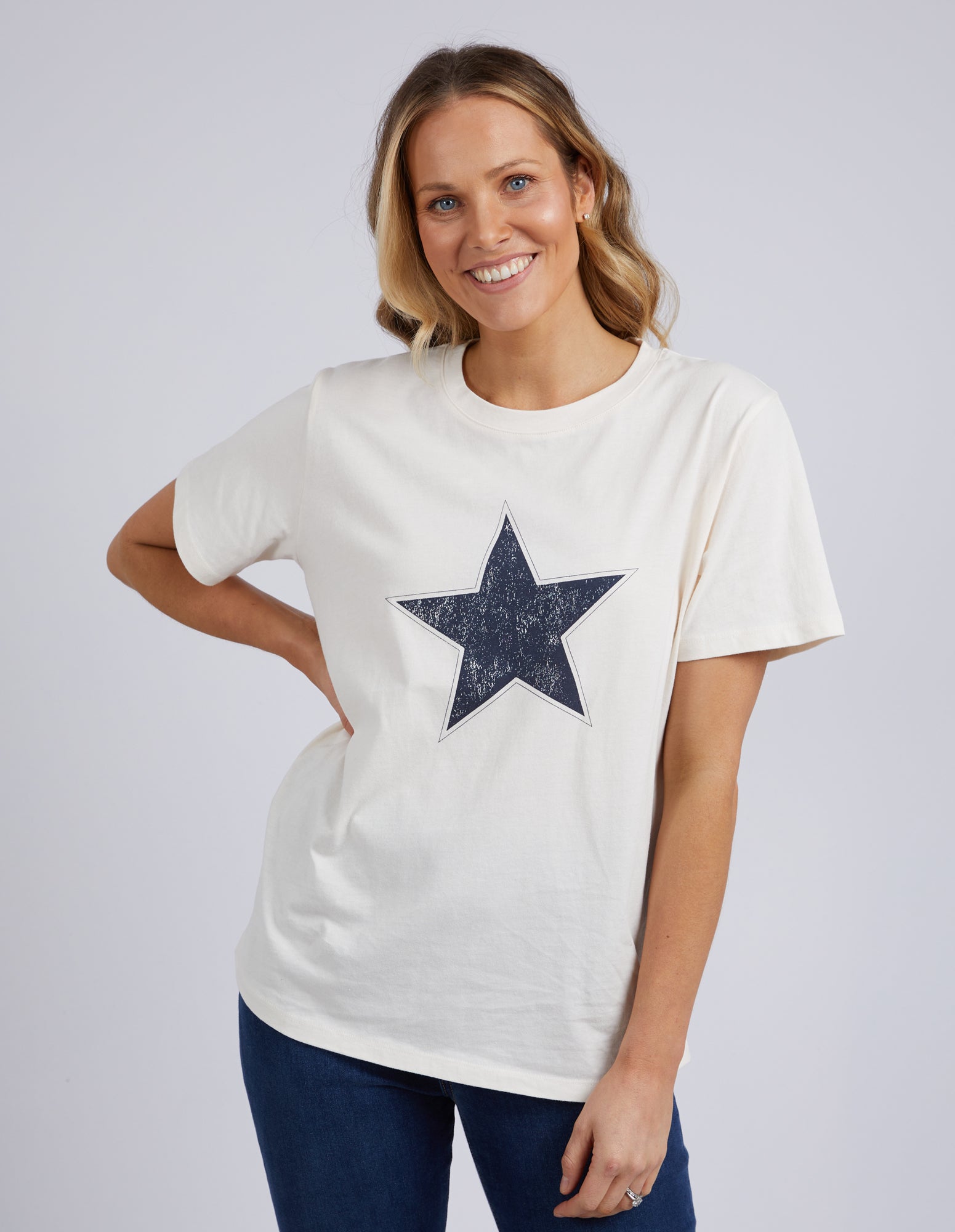 Stars In Your Eyes Tee Pearl