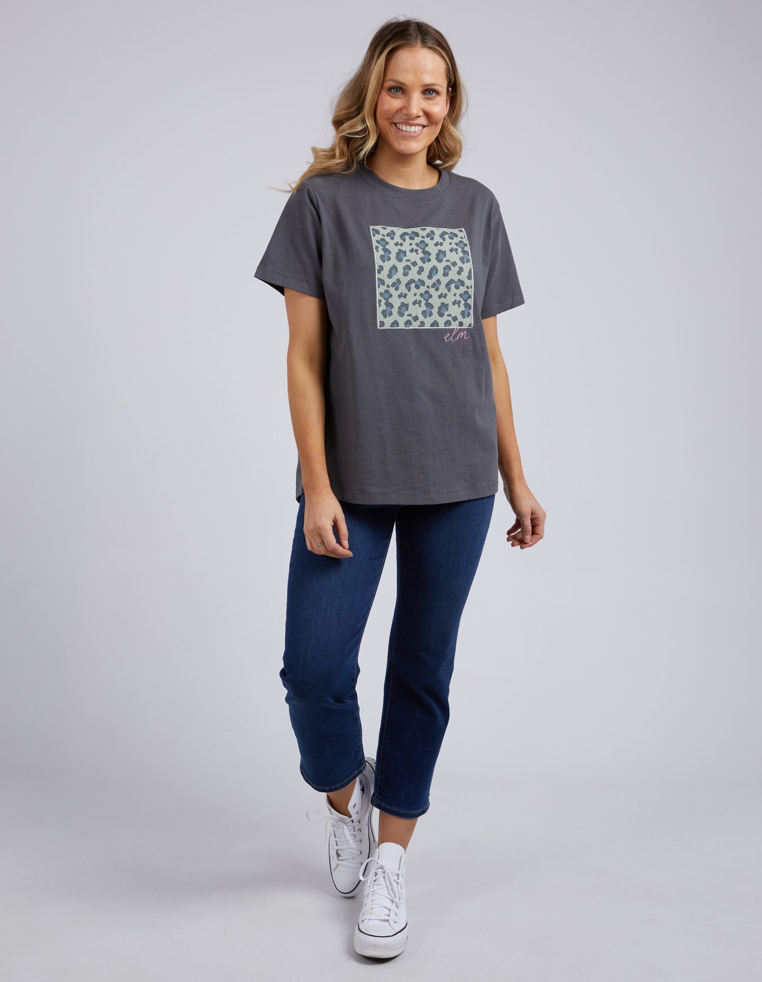 Wild About You Tee Charcoal