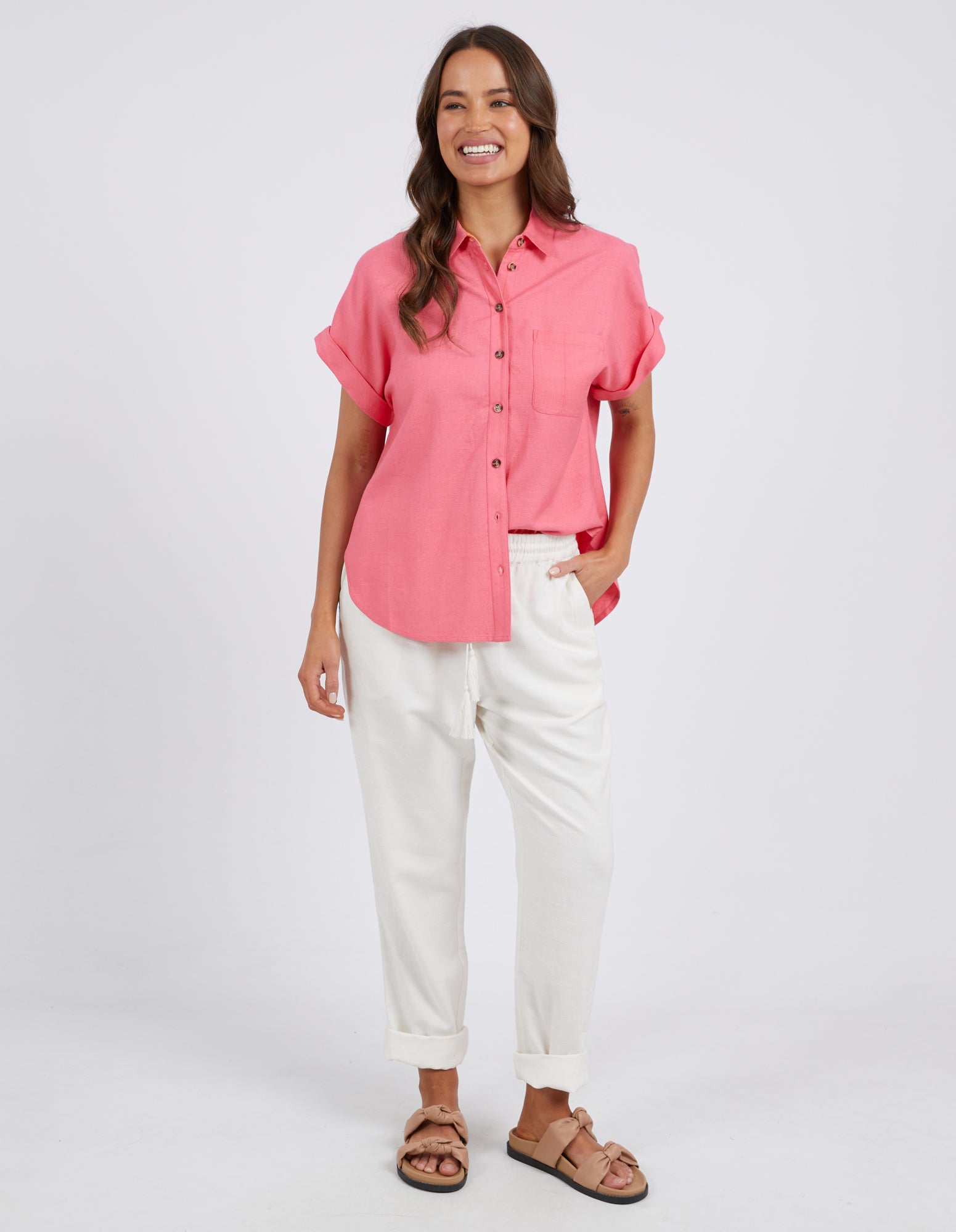 Clem Shirt Pink Lemonade – Elm Lifestyle