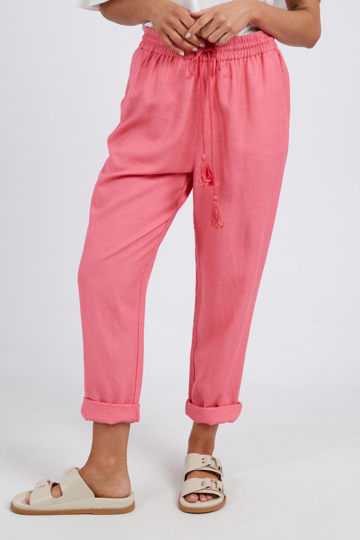 Clem Relaxed Pant Pink Lemonade