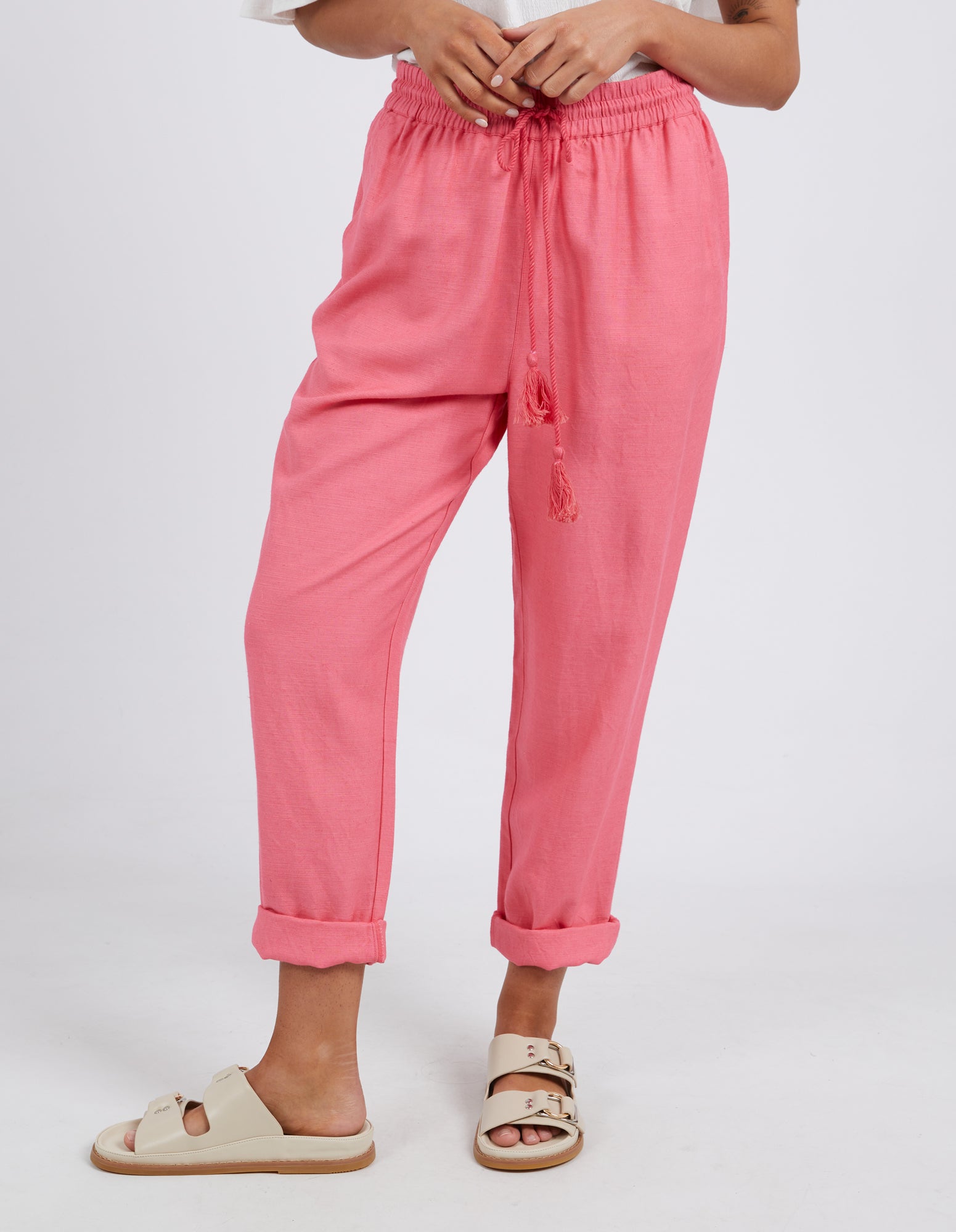 Clem Relaxed Pant Pink Lemonade