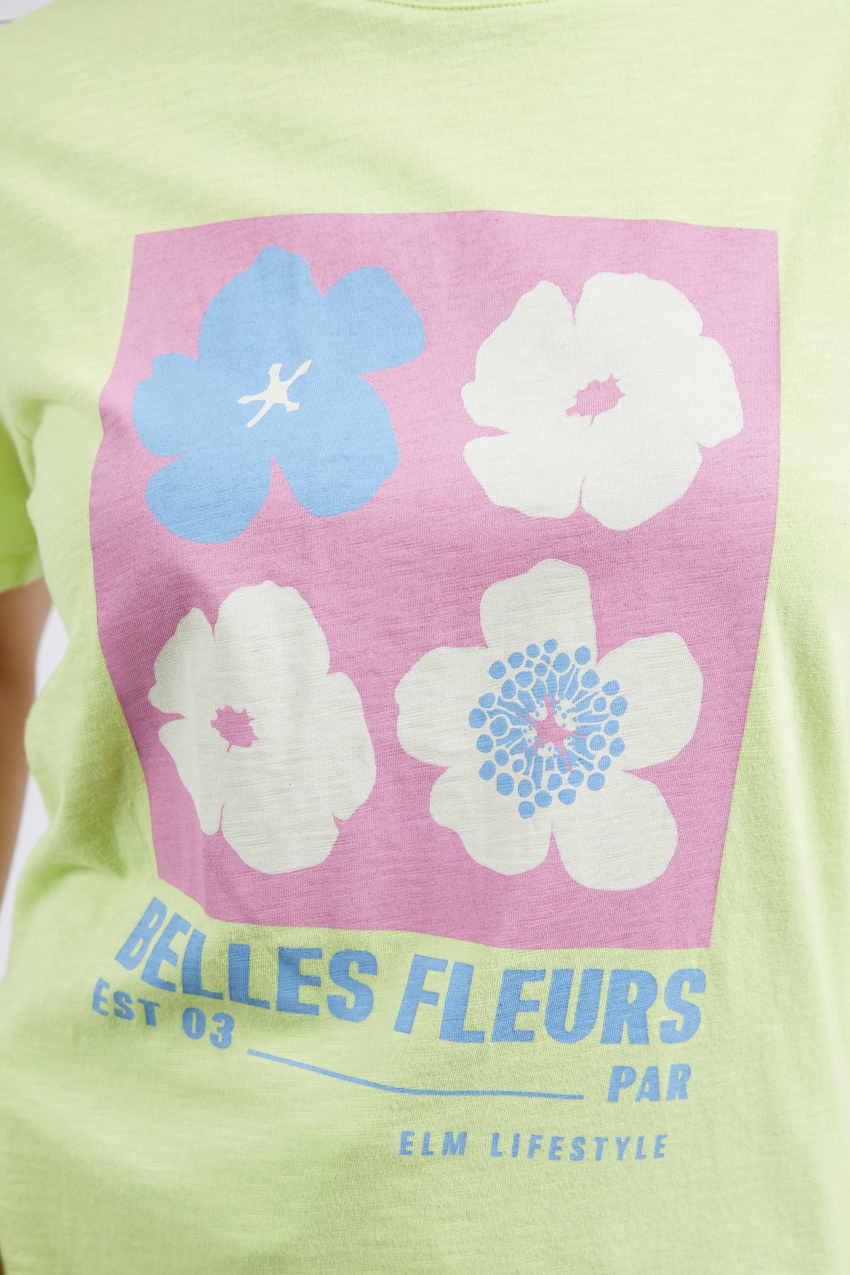 Belle Fleurs Tee Keylime – Elm Lifestyle