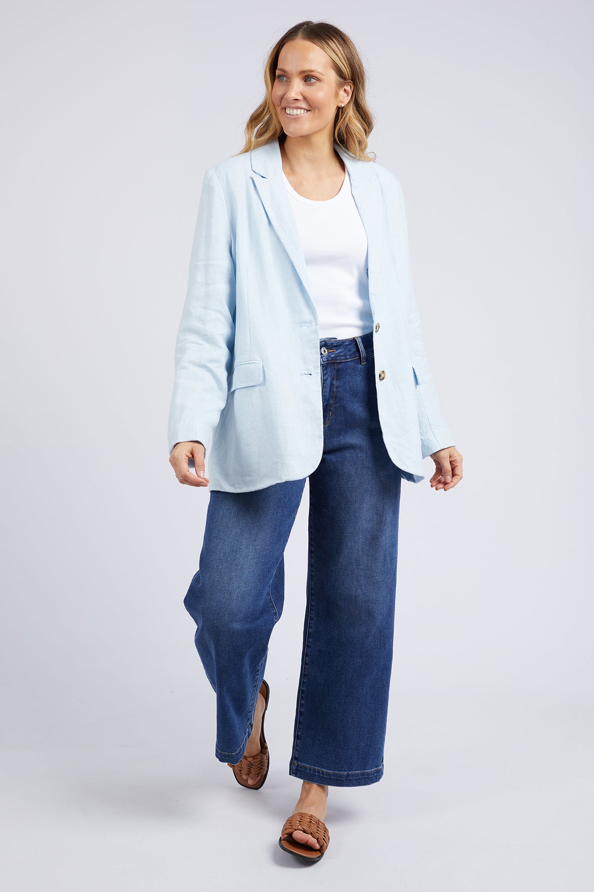 Millie Blazer Pale Blue