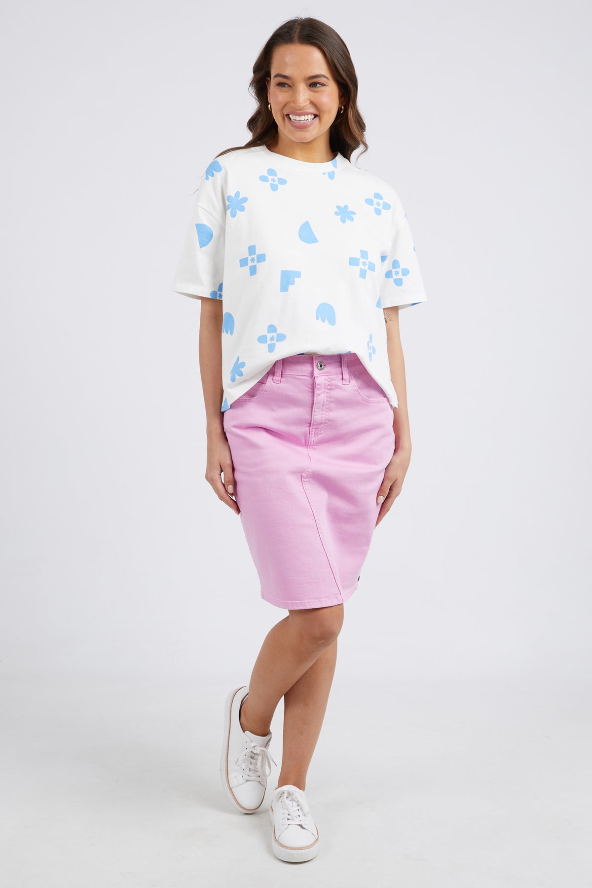 Belle Denim Skirt Sweet Lilac