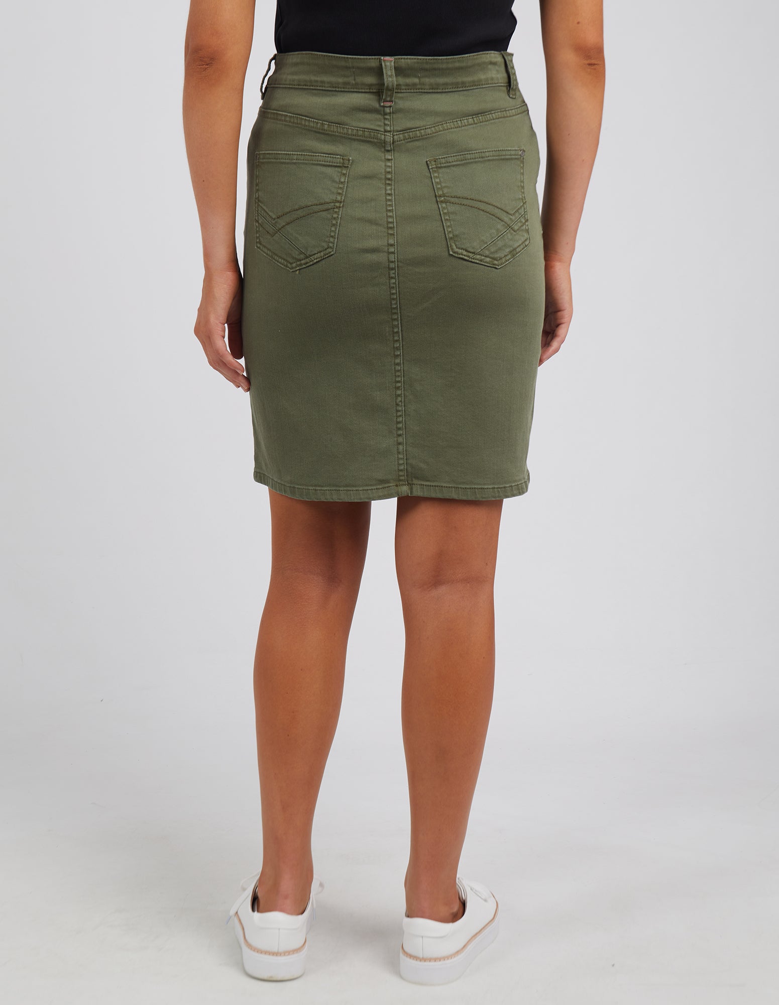 Buy Khaki Skirts for Women by BRAVE SOUL Online | Ajio.com