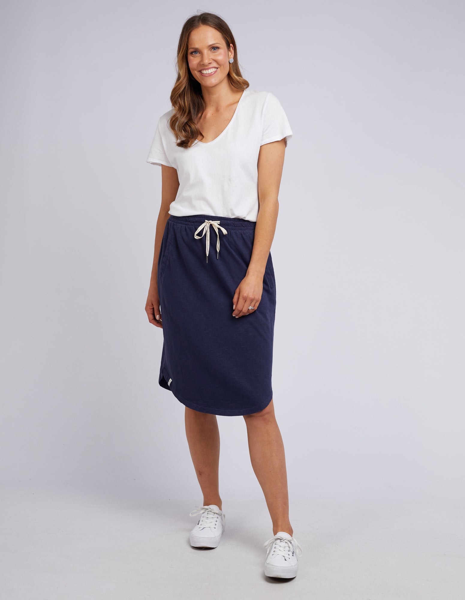 Navy skirt cheap nz