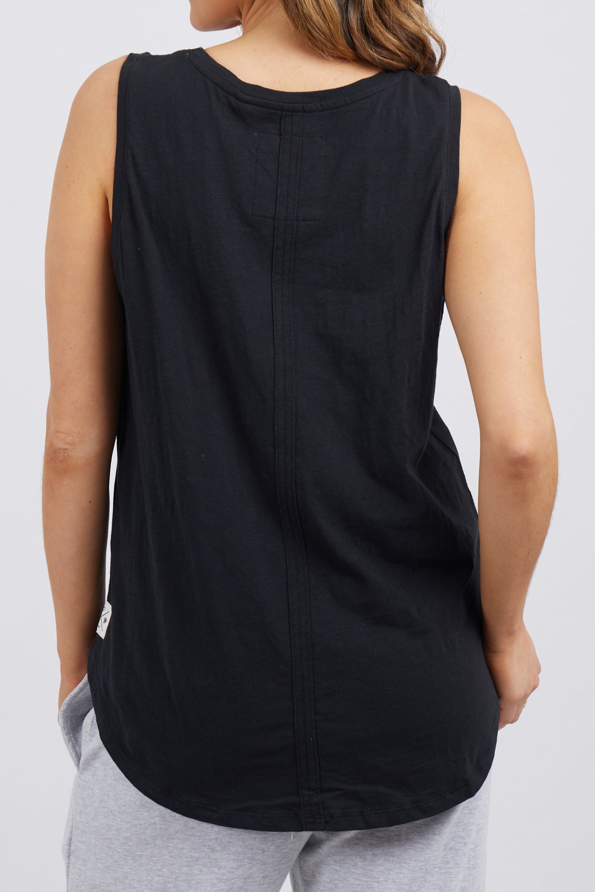 Scoop Tank Black