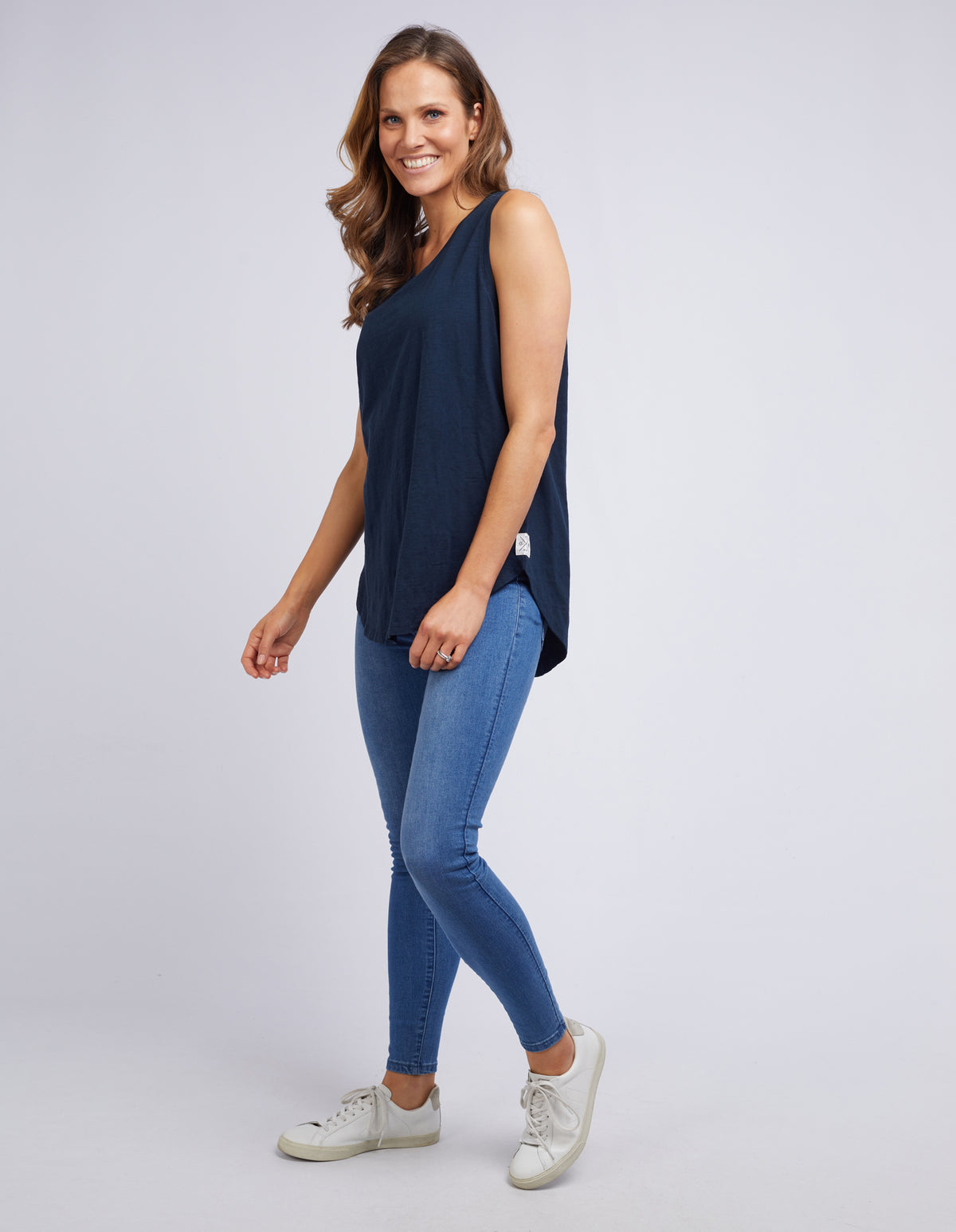 Scoop Tank Navy