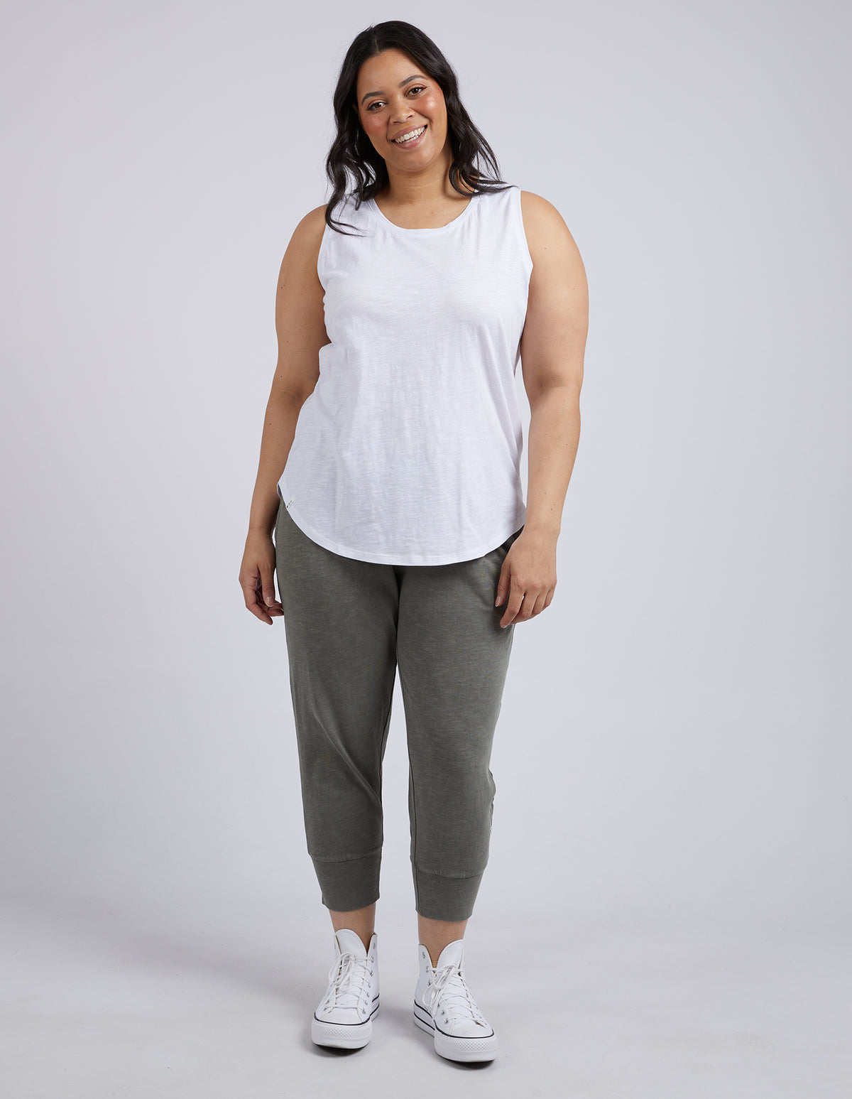 Scoop Tank White