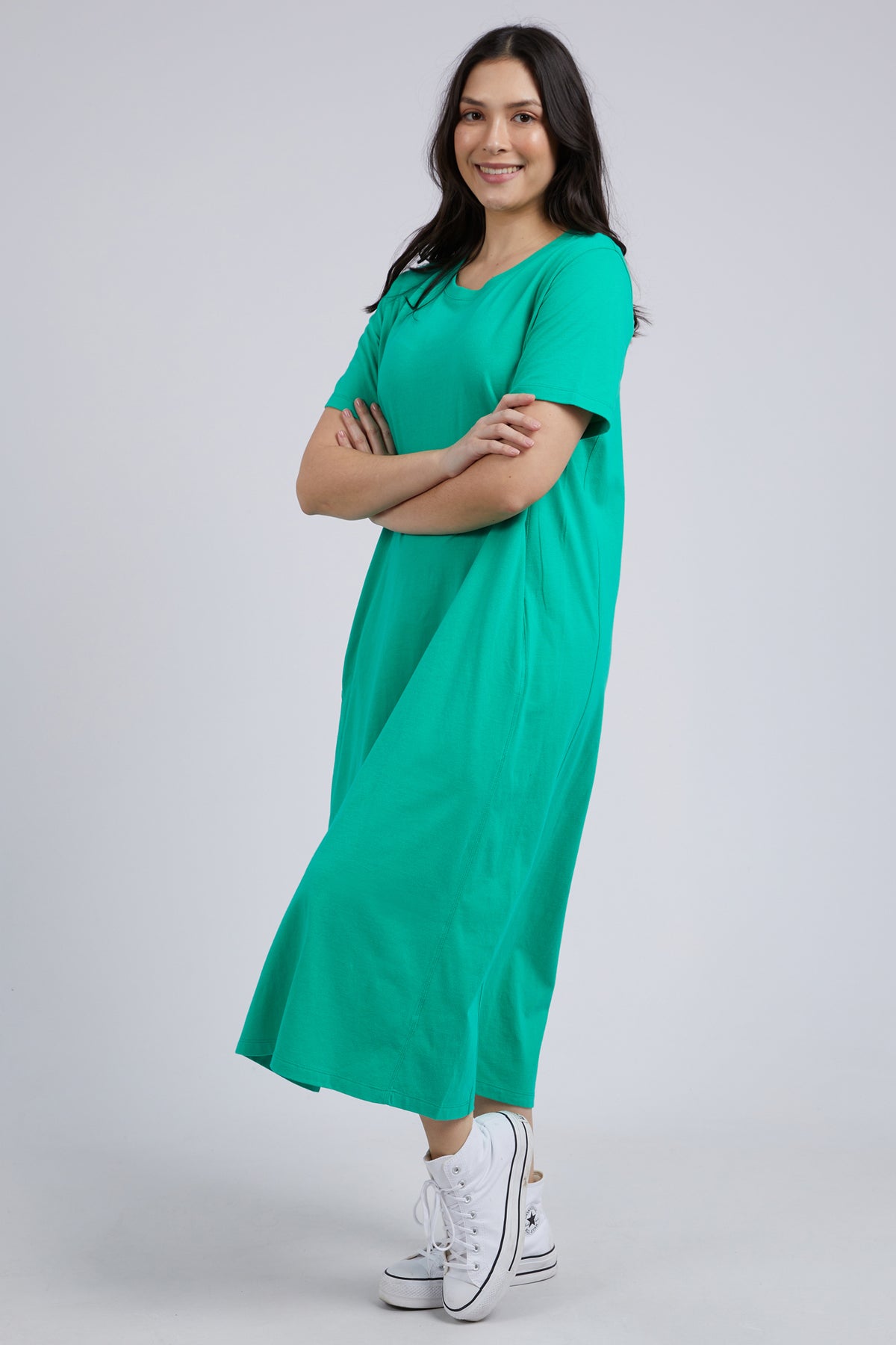 Adira Dress Bright Green